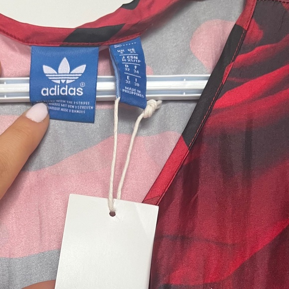 Adidas Red Floral Camo Jumpsuit - Picture 7 of 8